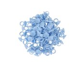 Luscious Glances Flower Shape Glue Rings Pigment Holder