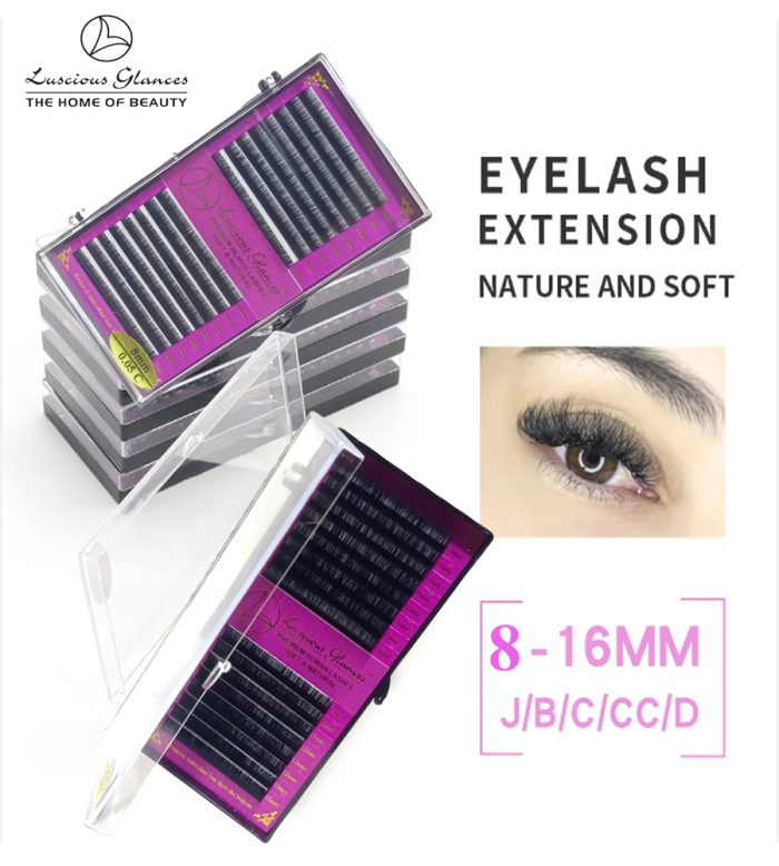 Luscious Glances Soft And Natural Eyelash Extensions Individual Lashes