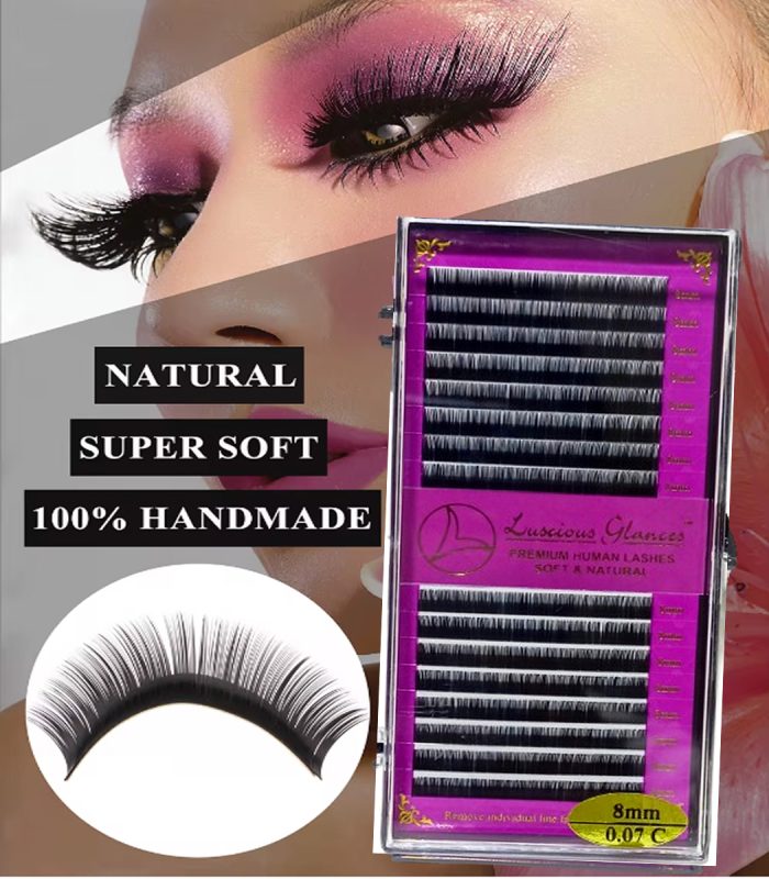 Luscious Glances Soft And Natural Eyelash Extensions Individual Lashes