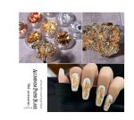 Nail Foils | Flakes For Nail Art Golden & Silver Flakes