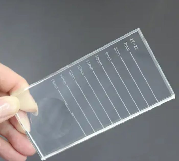 Glass Makeup Palette Eyelash Extension Adhesive Glue Pallet