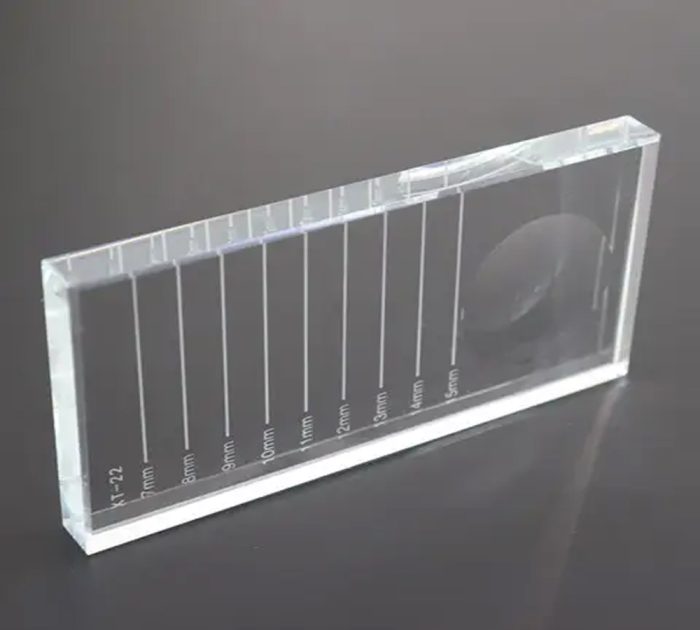 Glass Makeup Palette Eyelash Extension Adhesive Glue Pallet