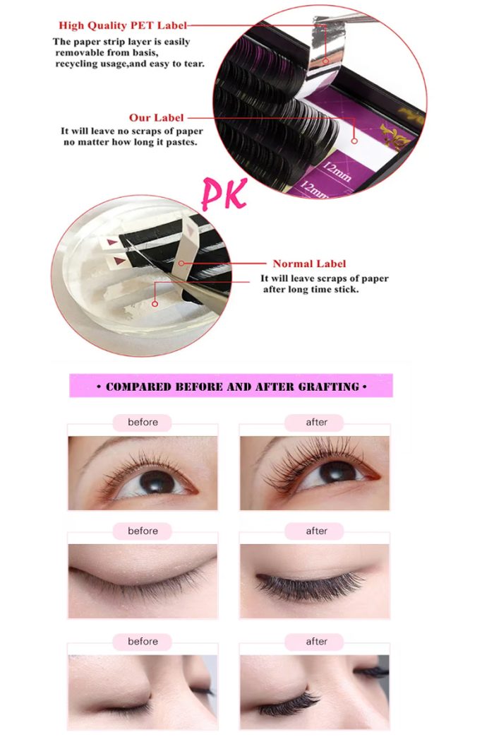 Luscious Glances Soft And Natural Eyelash Extensions Individual Lashes