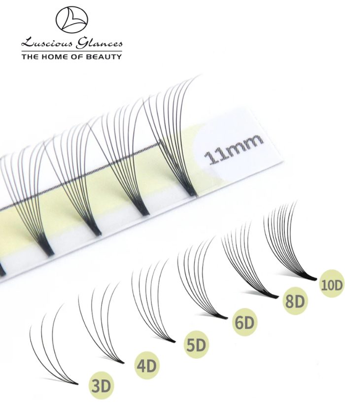 10D Pre made Volume Fan Lashes Box