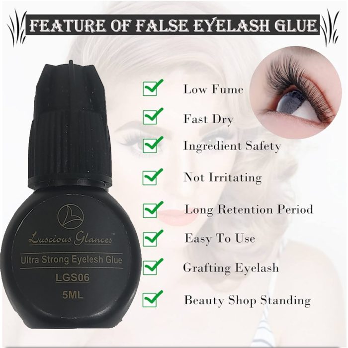 luscious glances Ultra Strong Eyelash Glue 5 ML