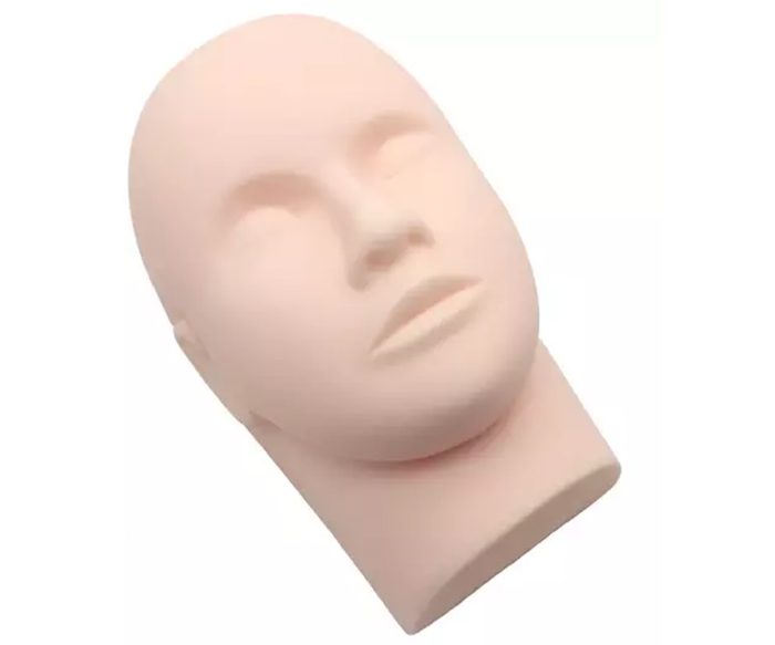 luscious glances EYELASH PRACTICE DUMMY MANNEQUIN HEAD