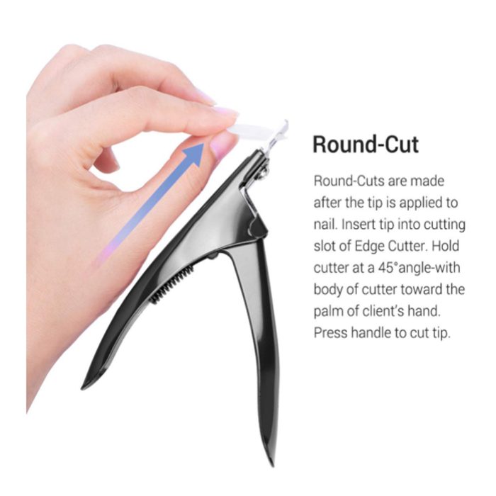 Professional Acrylic Nail Clipper Fake False Nails Tip Cutter
