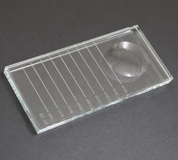Glass Makeup Palette Eyelash Extension Adhesive Glue Pallet
