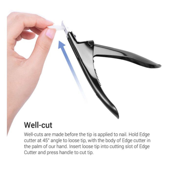 Professional Acrylic Nail Clipper Fake False Nails Tip Cutter