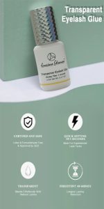 transparent lash glue