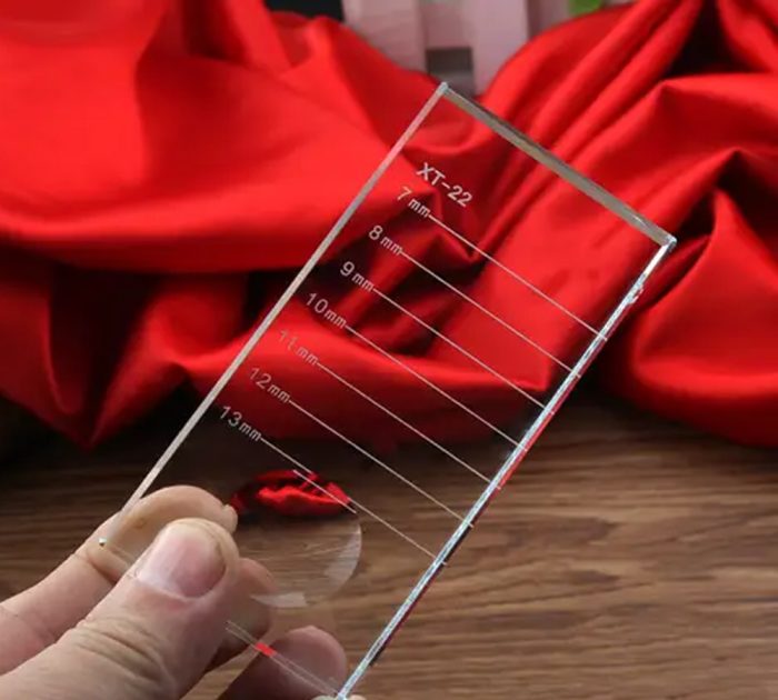 Glass Makeup Palette Eyelash Extension Adhesive Glue Pallet