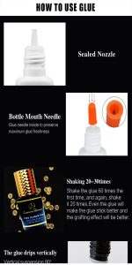 Ultra Eyelash Glue , Dry Time 0.5S ,