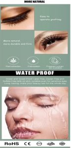 transparent lash glue