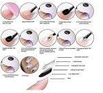6 Colors Metalic Chrome Nail Powder Set