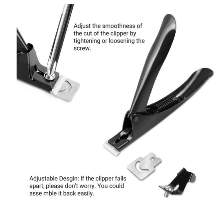 Professional Acrylic Nail Clipper Fake False Nails Tip Cutter