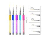 5pcs Nail Art Liner Brushes Nail Dotting Painting Drawing Pen