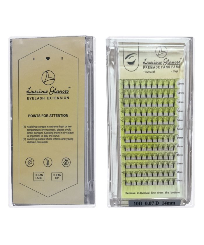 10D Pre made Volume Fan Lashes Box