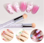 Nail Art Tool Pen Dual Head Nail Sponge