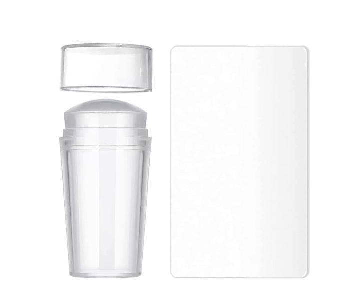 Nail Art Stamper, Clear Silicone Stamping Jelly