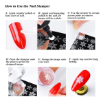 Nail Art Stamper, Clear Silicone Stamping Jelly