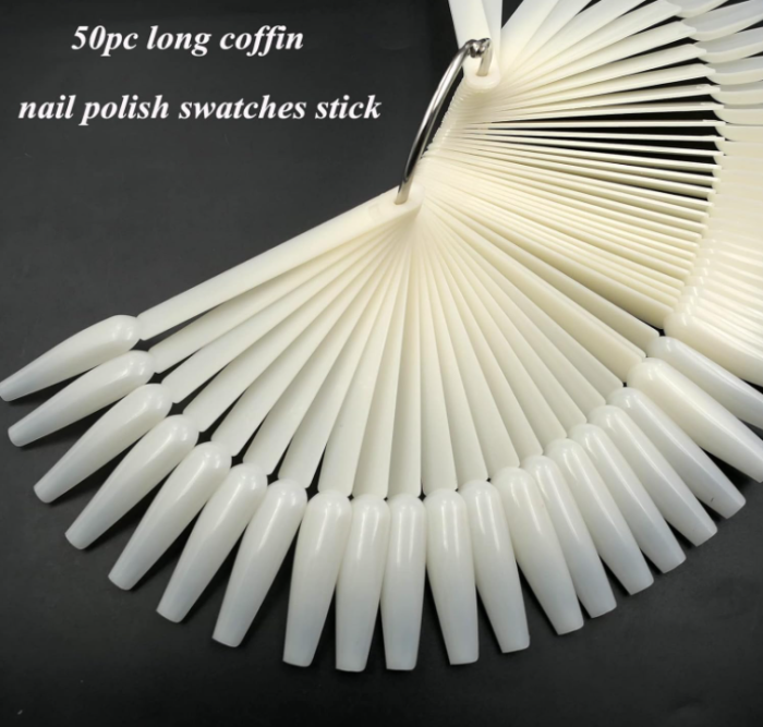 Nail Swatch Sticks with Ring