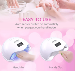 Professional UV/LED Nail Lamp, Quick-Dry UV Light for Nails