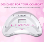 Professional UV/LED Nail Lamp, Quick-Dry UV Light for Nails