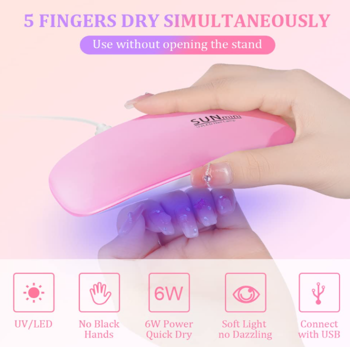 Mini USB UV Sun Dryer Gel Nail Polish