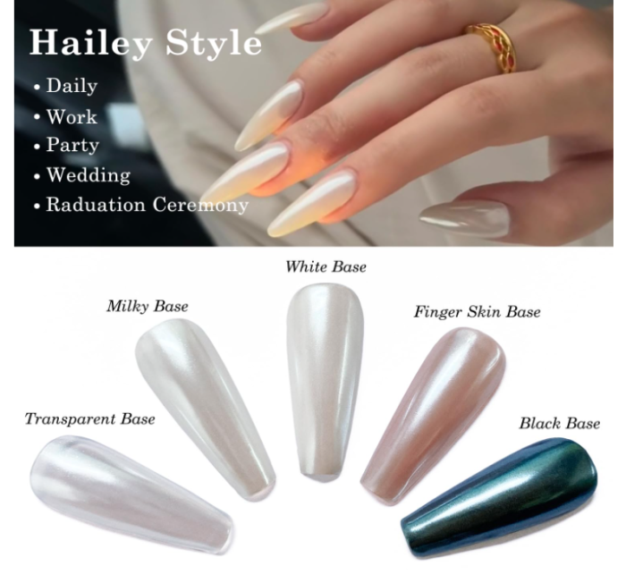 Magic White Pearl Chrome Nail Powder