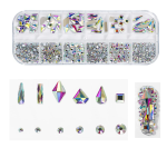 nail art rhinestones palette crystal decorations