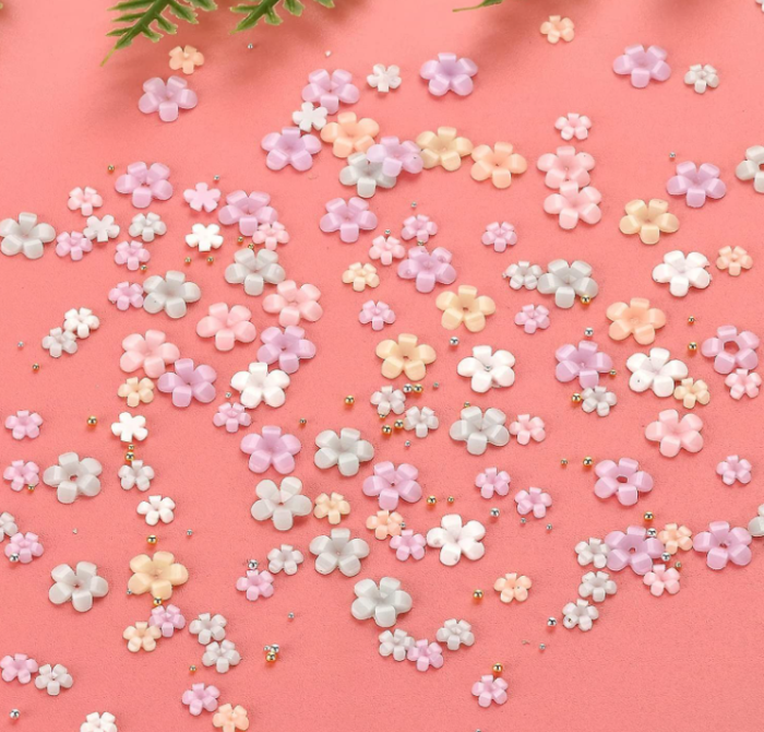 Flower Nail Art Charms Luxury 3D Supplies