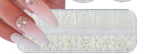 Pearl Flatback Rhinestones - Crystal