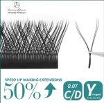 Luscious Glances YY Eyelash Extensions Box YY lash 0.07mm D curl
