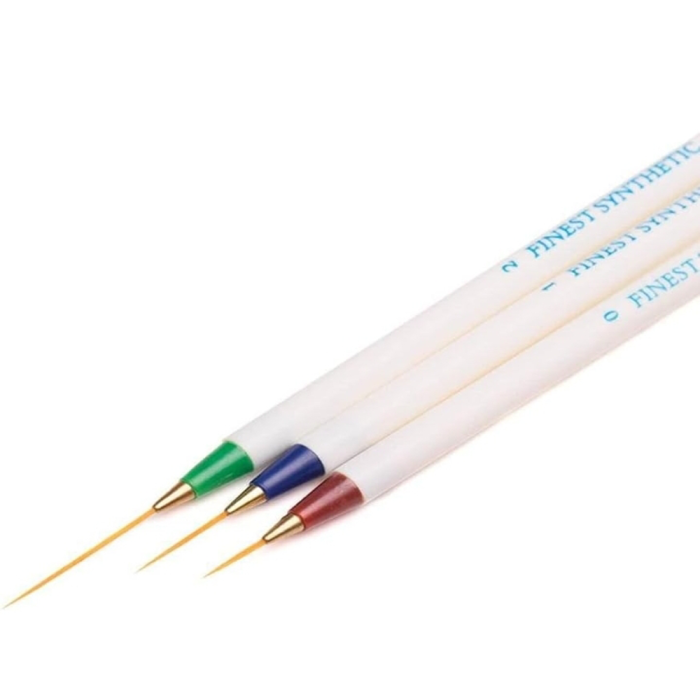 Nail Art Liner Brushes, 3Pcs Painting Nail Art Brush Set