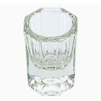 Nail Art Acrylic Liquid Powder Dappen Dish Glass Crystal Cup Glassware Tools
