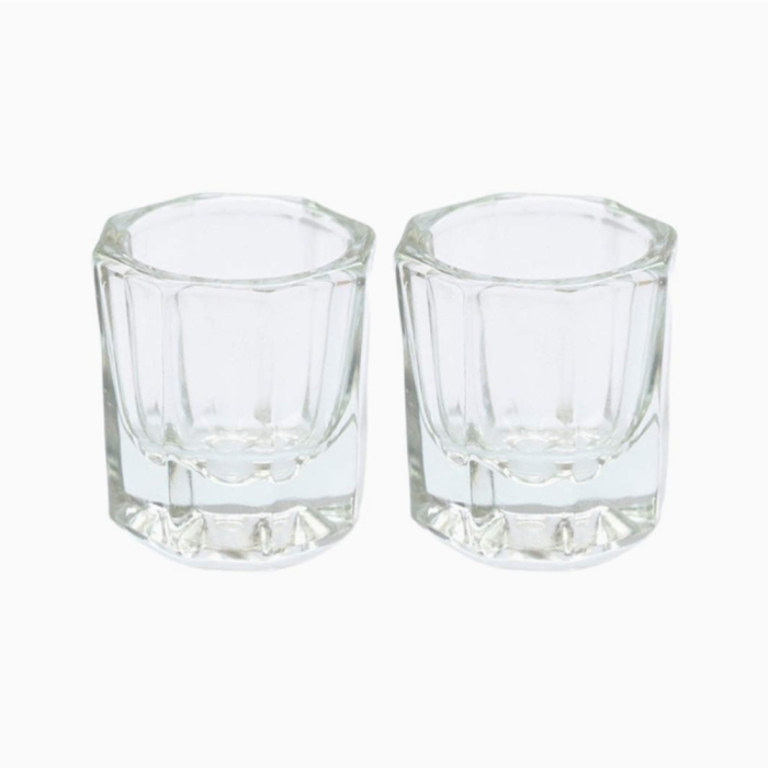 Nail Art Acrylic Liquid Powder Dappen Dish Glass Crystal Cup Glassware Tools