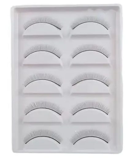White Practice Lashes For Eyelashes Extension Training