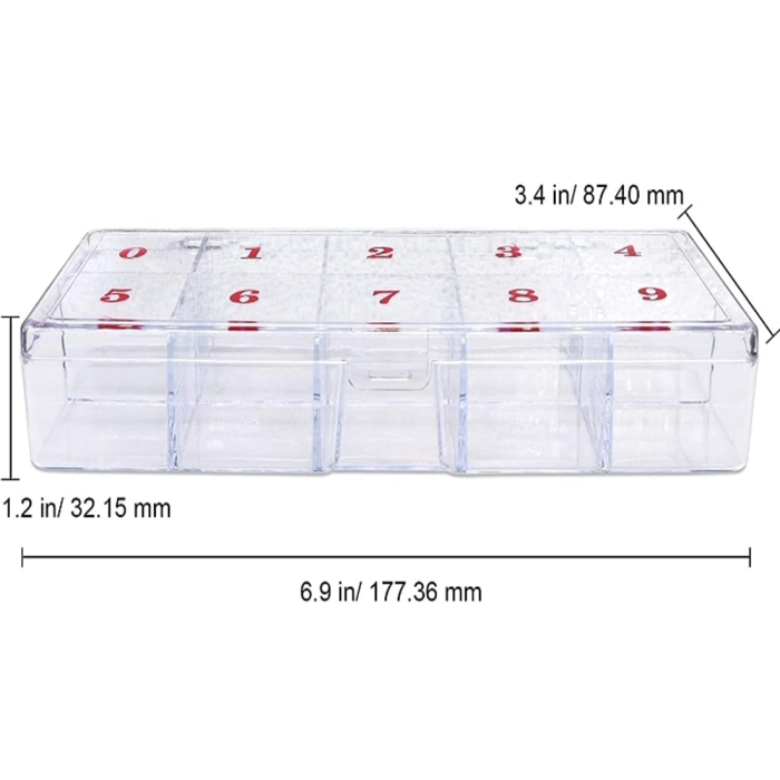 Empty Space Box For Nail Tips Storage Box