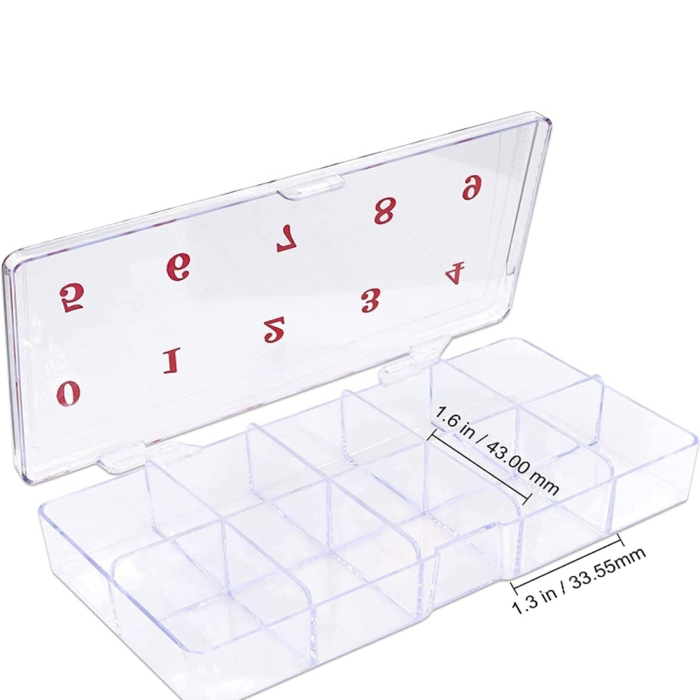 Empty Space Box For Nail Tips Storage Box