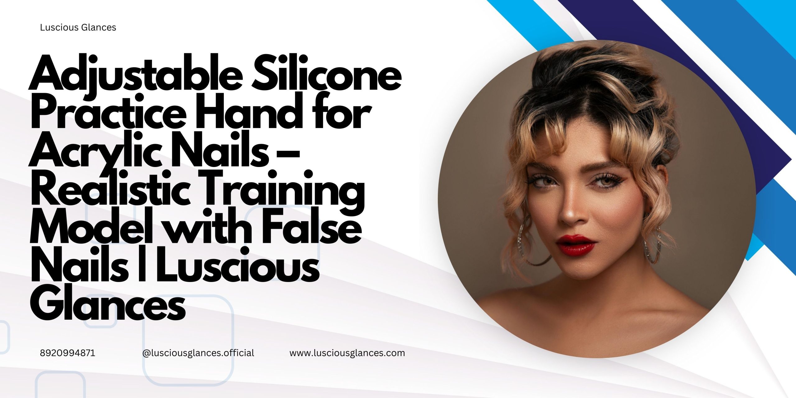 Practice Hand for Acrylic Nails