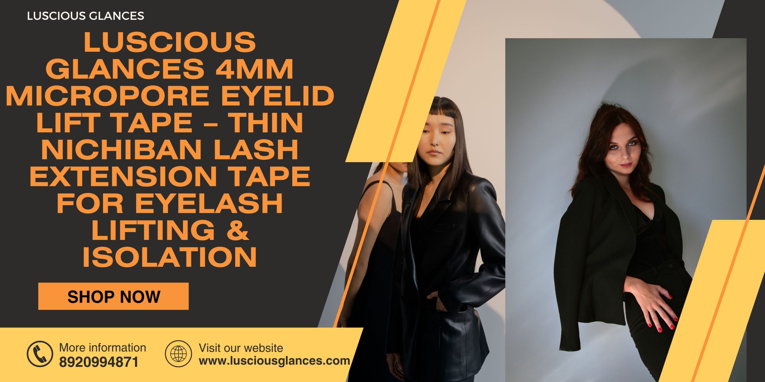 Luscious Glances 4mm Micropore Eyelid Lift Tape