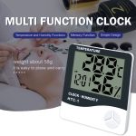 HTC-1 Digital Hygrometer with Clock – Temperature & Humidity Monitor for Eyelash Glue Storage - Image 6