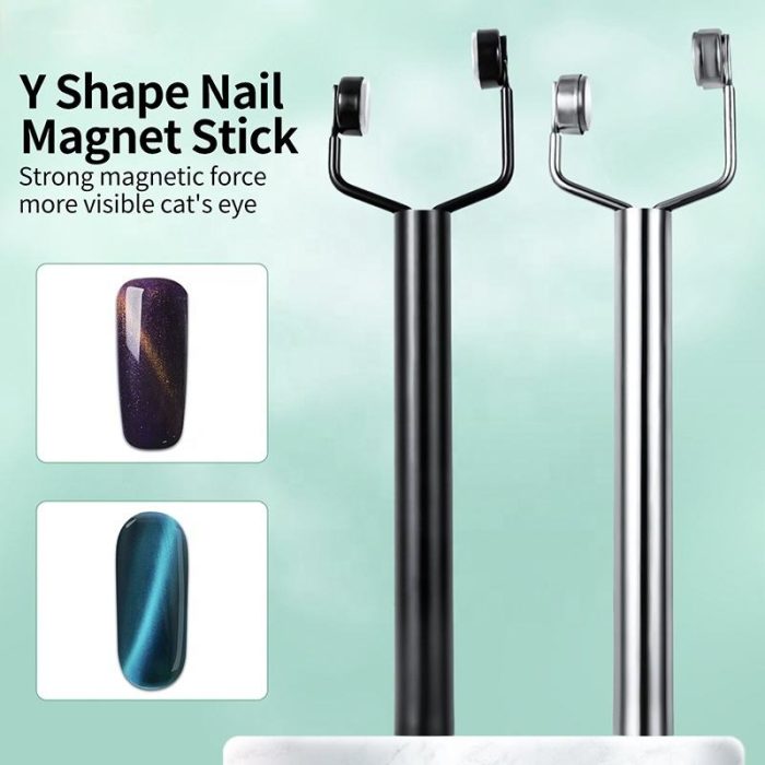 Luscious Glances 3--in-1 Cat Eye Magnet Stick – Triple-Head Y-Shape Nail Art Tool - Image 2