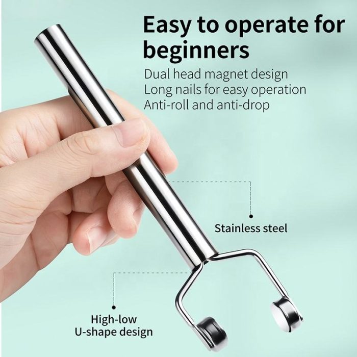 Luscious Glances 3--in-1 Cat Eye Magnet Stick – Triple-Head Y-Shape Nail Art Tool - Image 4