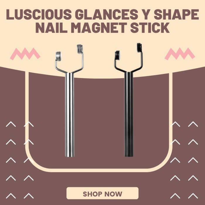 “Triple-Head Y-Shape Cat Eye Magnet Nail Tool – 3-in-1 Magnetic Heads for Gel Polish Effects”