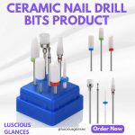 “7-Piece Nail Drill Bit Set – Steel and Ceramic Cutters for Grinding, Shaping & Detail Work”
